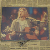 Nirvana - Kurt Cobain Wall Poster - Gray - TheLedHeroes