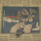Nirvana - Kurt Cobain Wall Poster - Transparent - TheLedHeroes