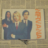 Nirvana - Kurt Cobain Wall Poster - Brown - TheLedHeroes