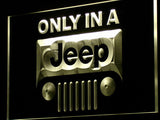 FREE Jeep only in LED Sign - Yellow - TheLedHeroes