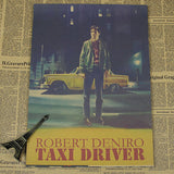 Taxi Driver Robert De Niro Wall Poster - Blue - TheLedHeroes