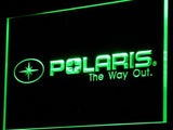 Polaris Snowmobile LED Neon Sign Electrical - Green - TheLedHeroes