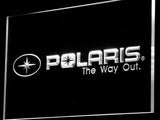 Polaris Snowmobile LED Sign - White - TheLedHeroes