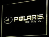 Polaris Snowmobile LED Neon Sign Electrical - Yellow - TheLedHeroes