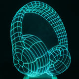 Headphones 3D LED LAMP -  - TheLedHeroes