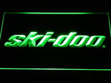 ski-doo Snowmobiles LED Neon Sign USB - Green - TheLedHeroes
