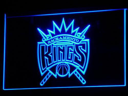 Sacramento Kings LED Neon Sign USB - Blue - TheLedHeroes