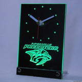 Nashville Predators Desk LED Clock -  - TheLedHeroes