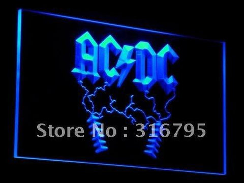 AC/DC LED Neon Sign USB - Blue - TheLedHeroes