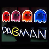 PacMan Game Neon Bulbs Sign 17X14 -  - TheLedHeroes