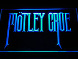 Motley Crue Band Rock Bar LED Sign - Blue - TheLedHeroes