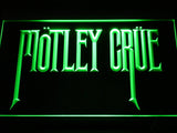Motley Crue Band Rock Bar LED Sign - Green - TheLedHeroes