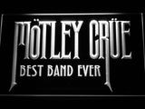 Motley Crue Best Band Ever LED Sign - White - TheLedHeroes