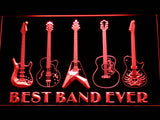 Guitar Weapon Best Band Ever LED Sign - Red - TheLedHeroes