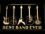 Guitar Weapon Best Band Ever LED Neon Sign Electrical - Yellow - TheLedHeroes