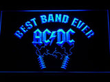 AC/DC Best Band Ever LED Neon Sign Electrical - Blue - TheLedHeroes