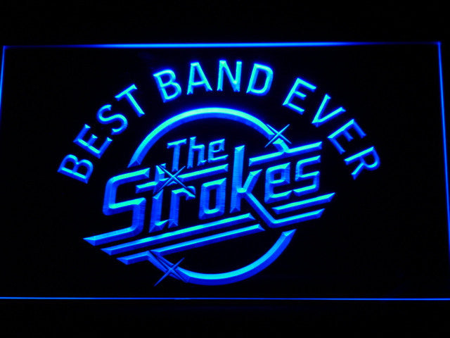The Strokes Best Band Ever LED Sign - Blue - TheLedHeroes