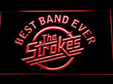 The Strokes Best Band Ever LED Sign - Red - TheLedHeroes