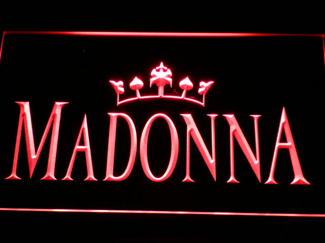MaDonna Queen LED Sign - Red - TheLedHeroes