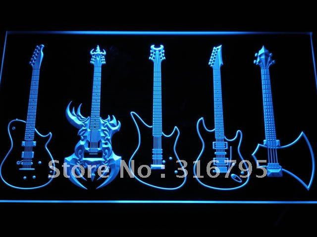 Guitar Weapons Band Music LED Sign -  - TheLedHeroes