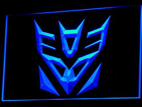 Transformers Robot LED Neon Sign Electrical - Blue - TheLedHeroes