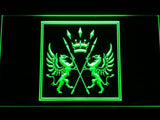 Final Fantasy XI San d'Oria LED Neon Sign Electrical - Green - TheLedHeroes