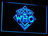 Doctor Who 4 LED Neon Sign USB - Blue - TheLedHeroes