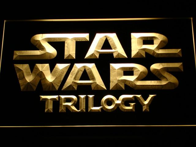Star War Trilogy LED Neon Sign Electrical - Yellow - TheLedHeroes