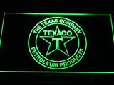 TEXACO PORCELAIN GAS PUMP Bar LED Neon Sign Electrical - Green - TheLedHeroes
