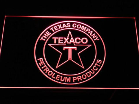TEXACO PORCELAIN GAS PUMP Bar LED Neon Sign Electrical -  - TheLedHeroes