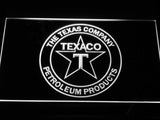 TEXACO PORCELAIN GAS PUMP Bar LED Neon Sign Electrical - White - TheLedHeroes