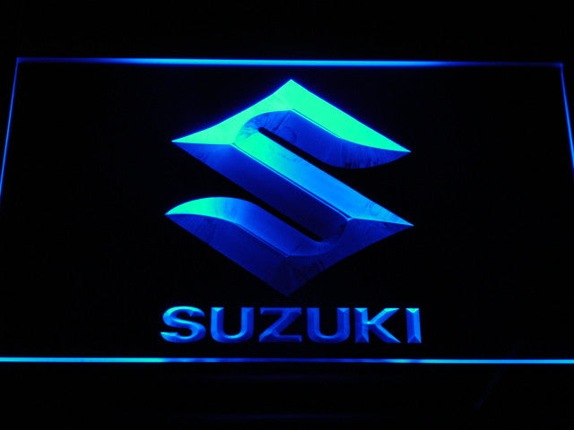 Suzuki Car LED Sign - Blue - TheLedHeroes