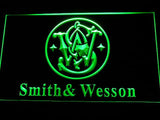 Smith Wesson Gun Firearms LED Neon Sign Electrical - Green - TheLedHeroes