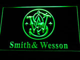 FREE Smith Wesson Gun Firearms LED Sign - Green - TheLedHeroes