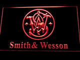 Smith Wesson Gun Firearms LED Neon Sign USB - Red - TheLedHeroes