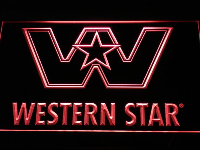 Western Star Logo Services NEW LED Neon Sign USB - Red - TheLedHeroes
