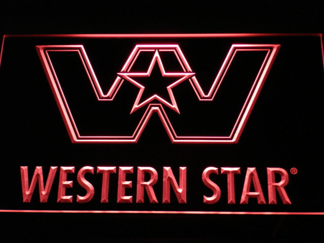 FREE Western Star Logo Services NEW LED Sign - Red - TheLedHeroes