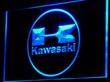 Kawasaki Racing Motorcylce LED Sign - Blue - TheLedHeroes