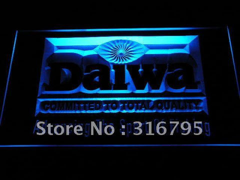 Daiwa Fishing Logo LED Neon Sign USB - Blue - TheLedHeroes