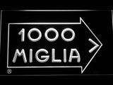 Mille Miglia Racing LED Sign - White - TheLedHeroes