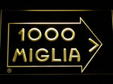 Mille Miglia Racing LED Neon Sign USB - Yellow - TheLedHeroes