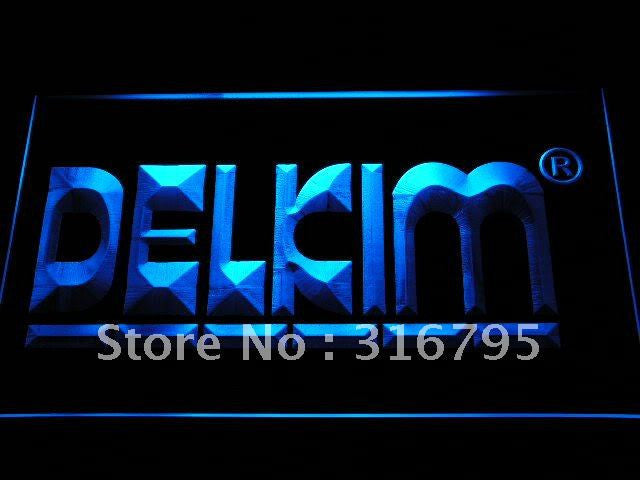 FREE Delkim Fishing Logo LED Sign - Blue - TheLedHeroes