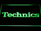 Technics Turntables DJ Music NEW LED Neon Sign Electrical - Green - TheLedHeroes