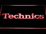 Technics Turntables DJ Music NEW LED Sign - Red - TheLedHeroes