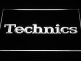 Technics Turntables DJ Music NEW LED Neon Sign USB - White - TheLedHeroes