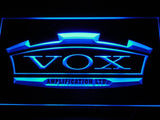 VOX Amplifier Guitar Bass Band LED Neon Sign Electrical - Blue - TheLedHeroes