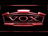 VOX Amplifier Guitar Bass Band LED Neon Sign Electrical - Red - TheLedHeroes