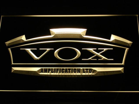 VOX Amplifier Guitar Bass Band LED Neon Sign Electrical -  - TheLedHeroes