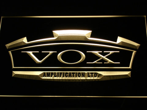 FREE VOX Amplifier Guitar Bass Band LED Sign -  - TheLedHeroes