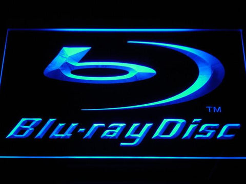 Blu-ray Disc Logo Display LED Neon Sign USB - Blue - TheLedHeroes